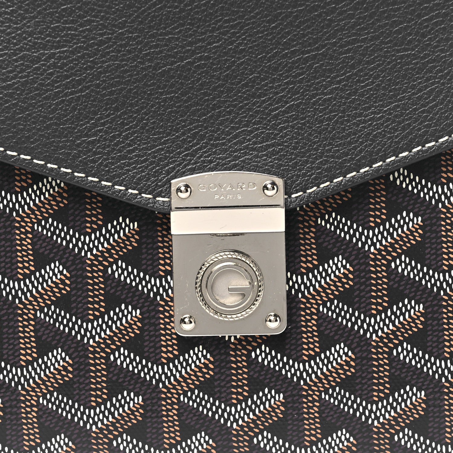 Goyard Goyardine Calfskin Chypre Wallet Pouch Navy 8 of 10