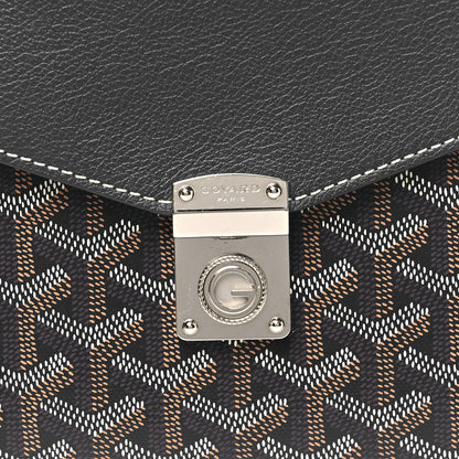 Goyard Goyardine Calfskin Chypre Wallet Pouch Navy 8 of 10
