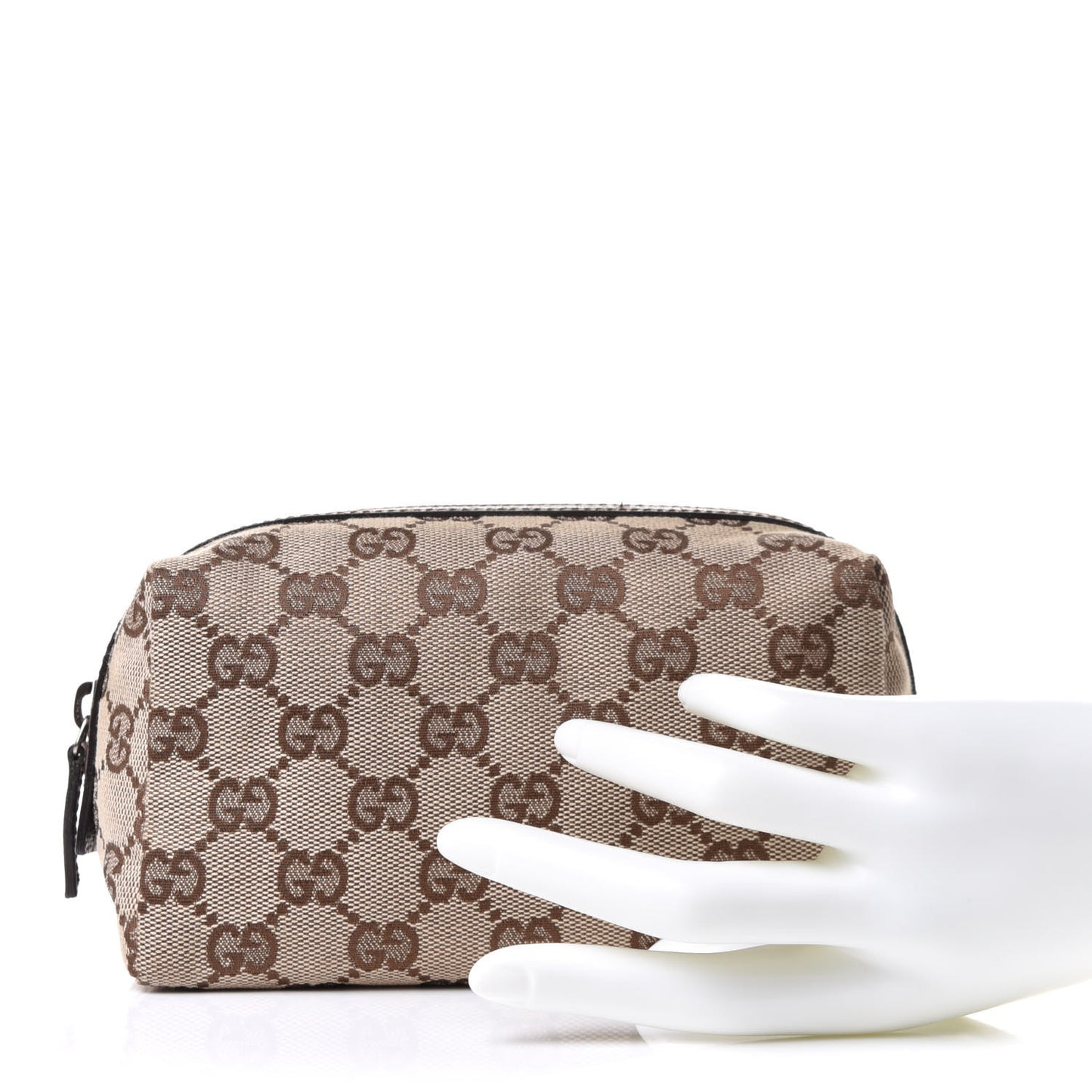 Monogram Large Cosmetic Case Brown