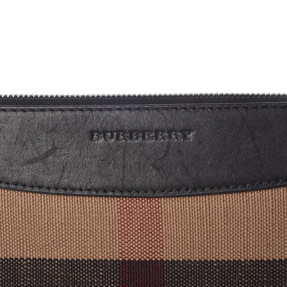 Burberry Mega Check Peyton Crossbody Clutch Bag Black 12 of 13