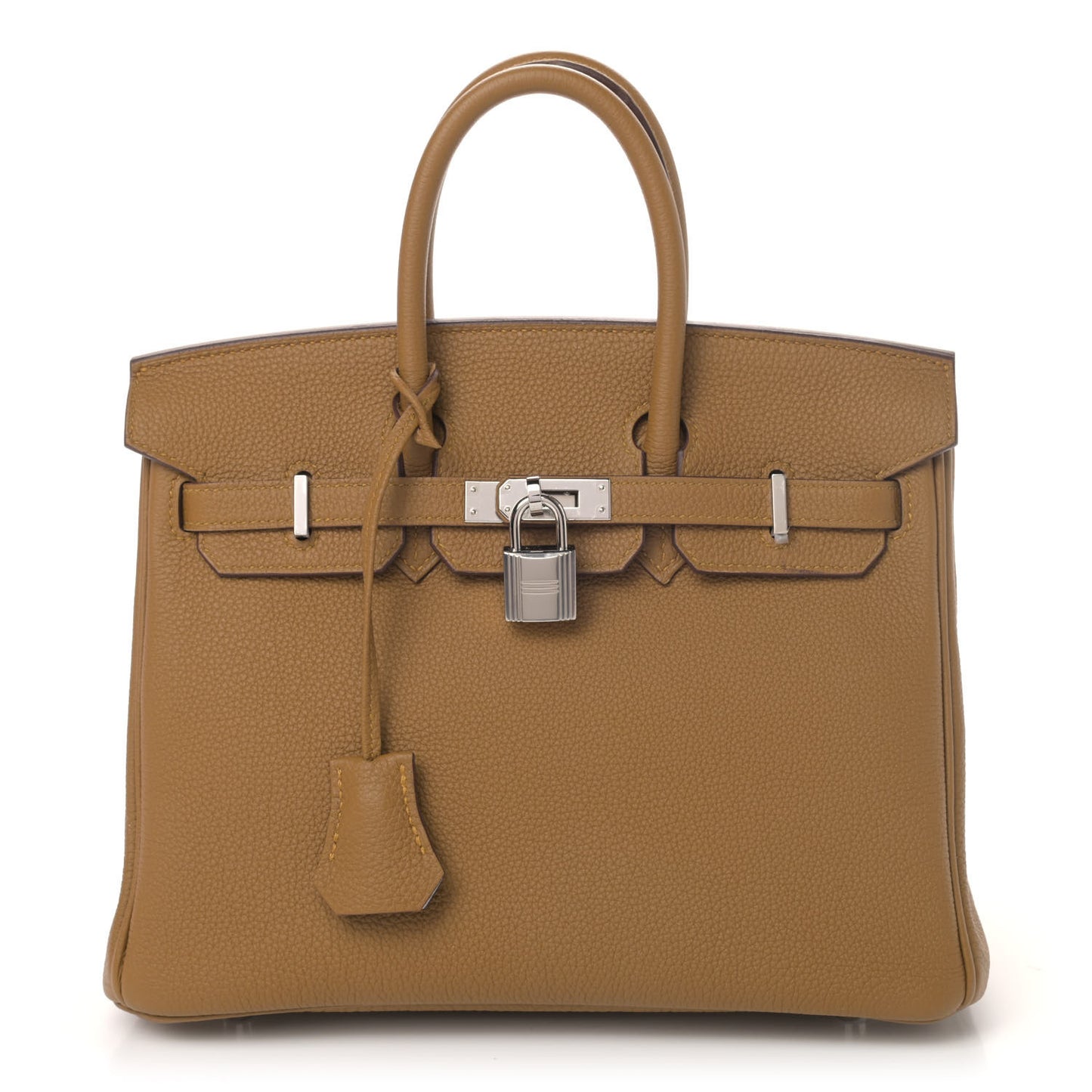 Togo Verso Birkin 25 Bronze Dore Bleu Brume