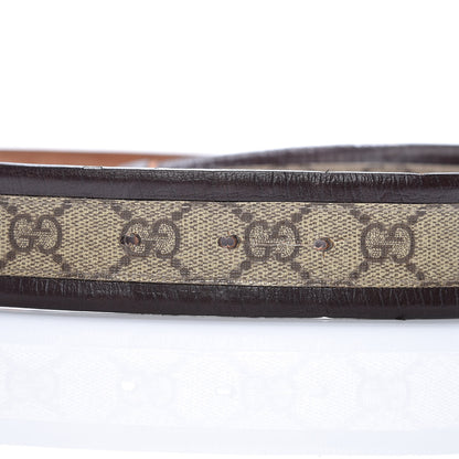 Gucci GG Supreme Monogram Niagara Lux Calfskin Interlocking G 40mm Belt 95 38 Beige Ebony Cocoa 12 of 20