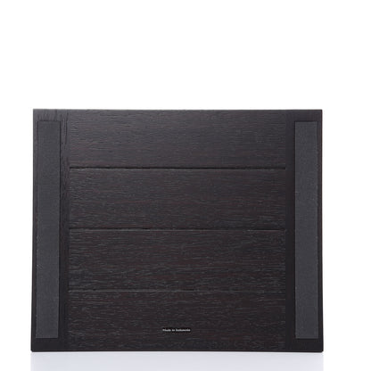 Hermes Mahogany Wood Smooth Taurillon Pleiade Mouse Pad Etoupe 3 of 4