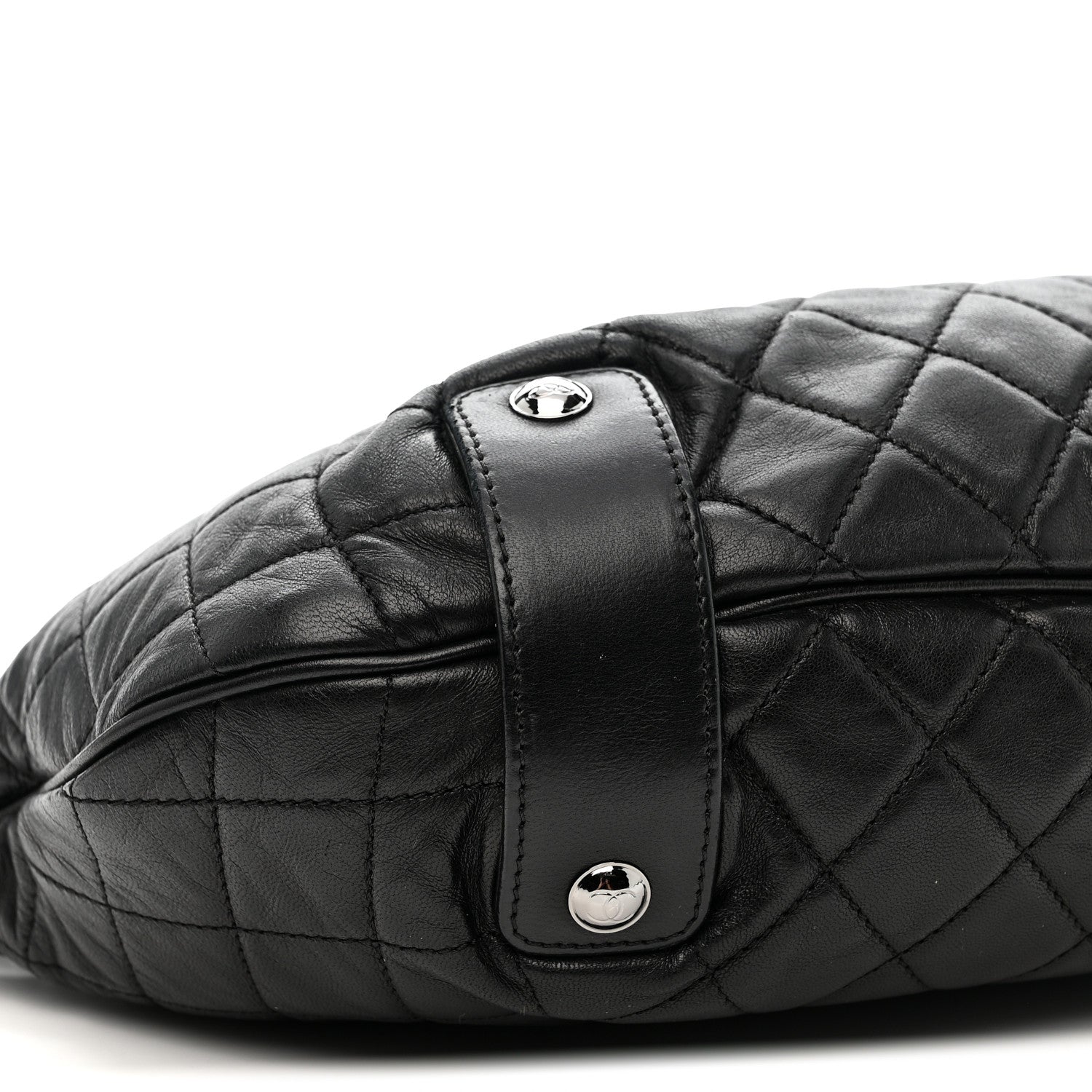 Chanel Lambskin Small Chain Mail Hobo Black 9 of 11