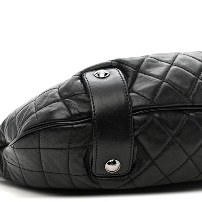 Chanel Lambskin Small Chain Mail Hobo Black 9 of 11