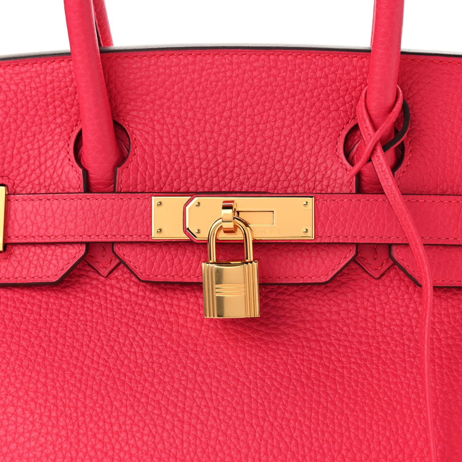 Hermes Taurillon Clemence Birkin 30 Rose Extreme 7 of 13