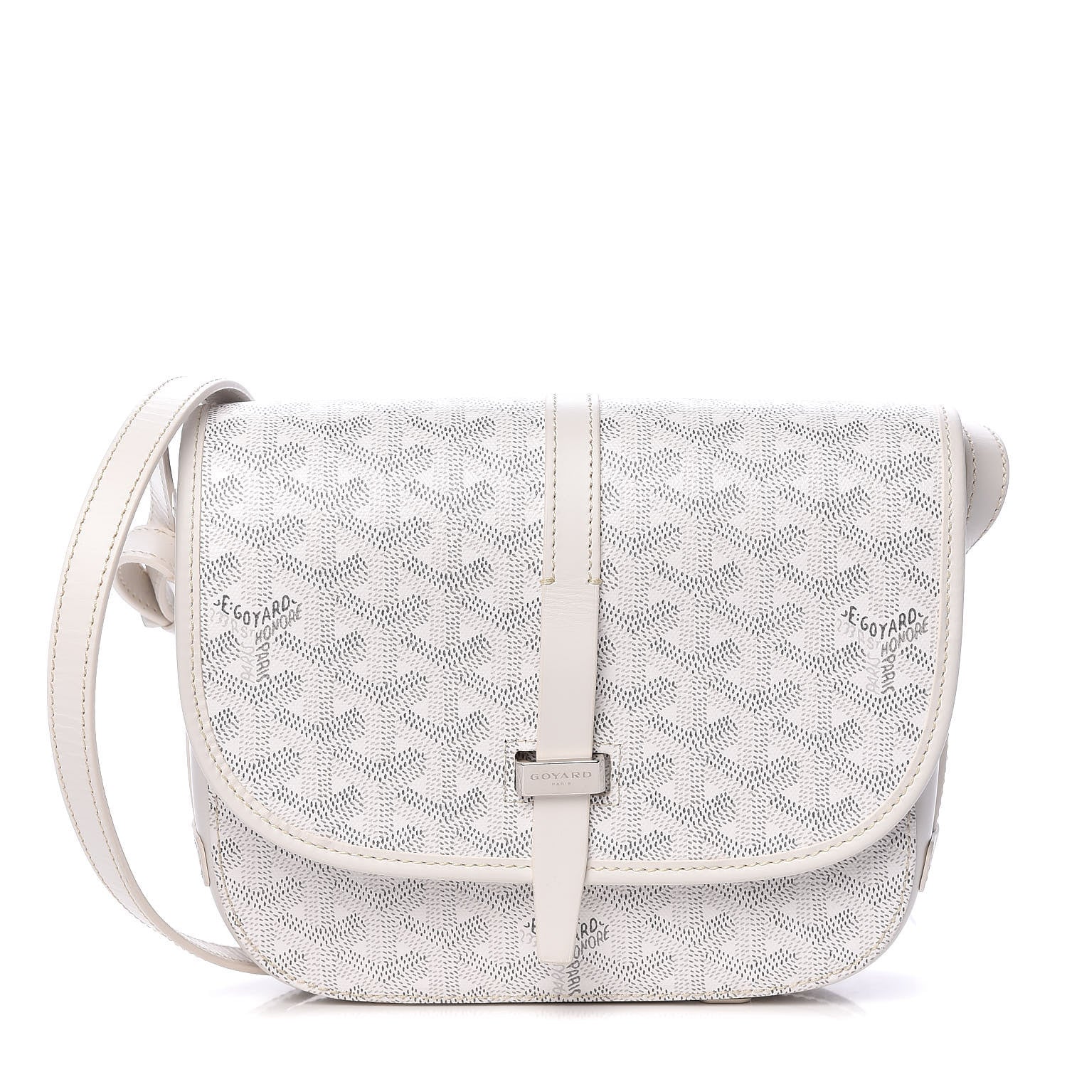 Goyard Goyardine Belvedere II PM Messenger Bag White 1 of 8