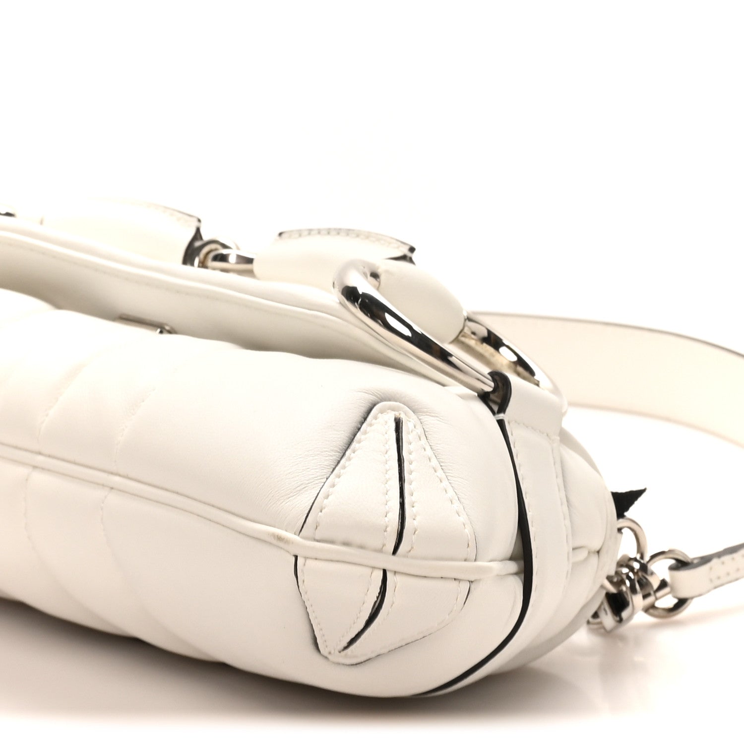 Gucci Nappa Vertical Matelasse Small Maxi Horsebit Chain Shoulder