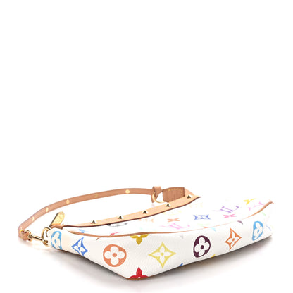 Louis Vuitton Monogram Multicolor Pochette Accessories White 4 of 10