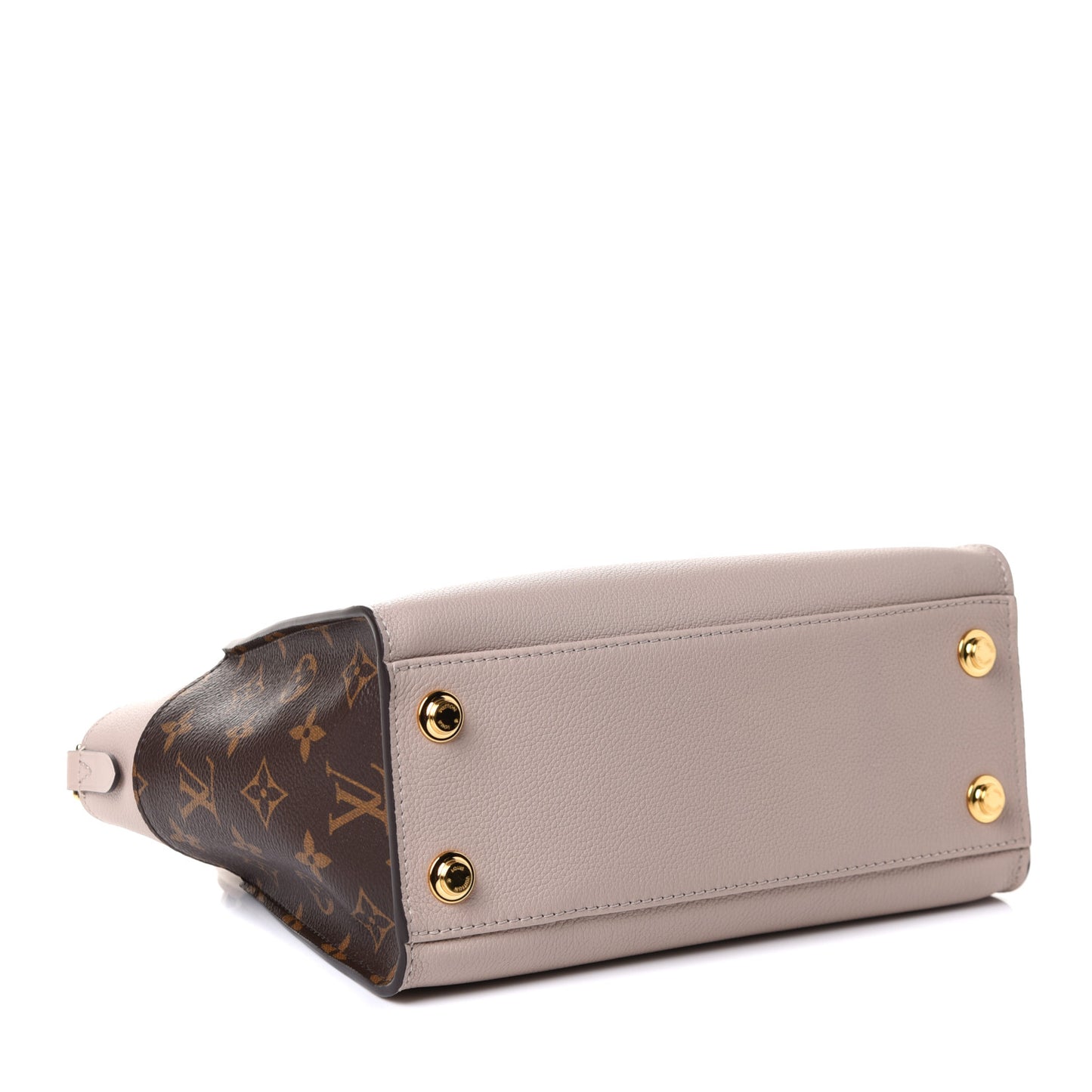 Calfskin Monogram On My Side PM Greige