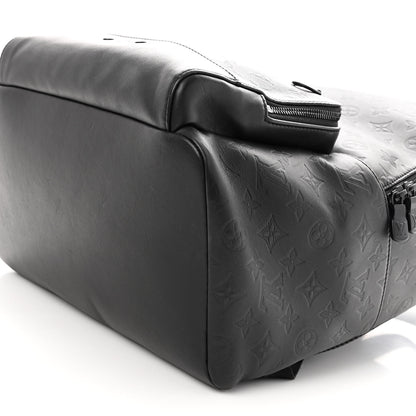 Louis Vuitton Calfskin Monogram Shadow Racer Backpack Black 9 of 9