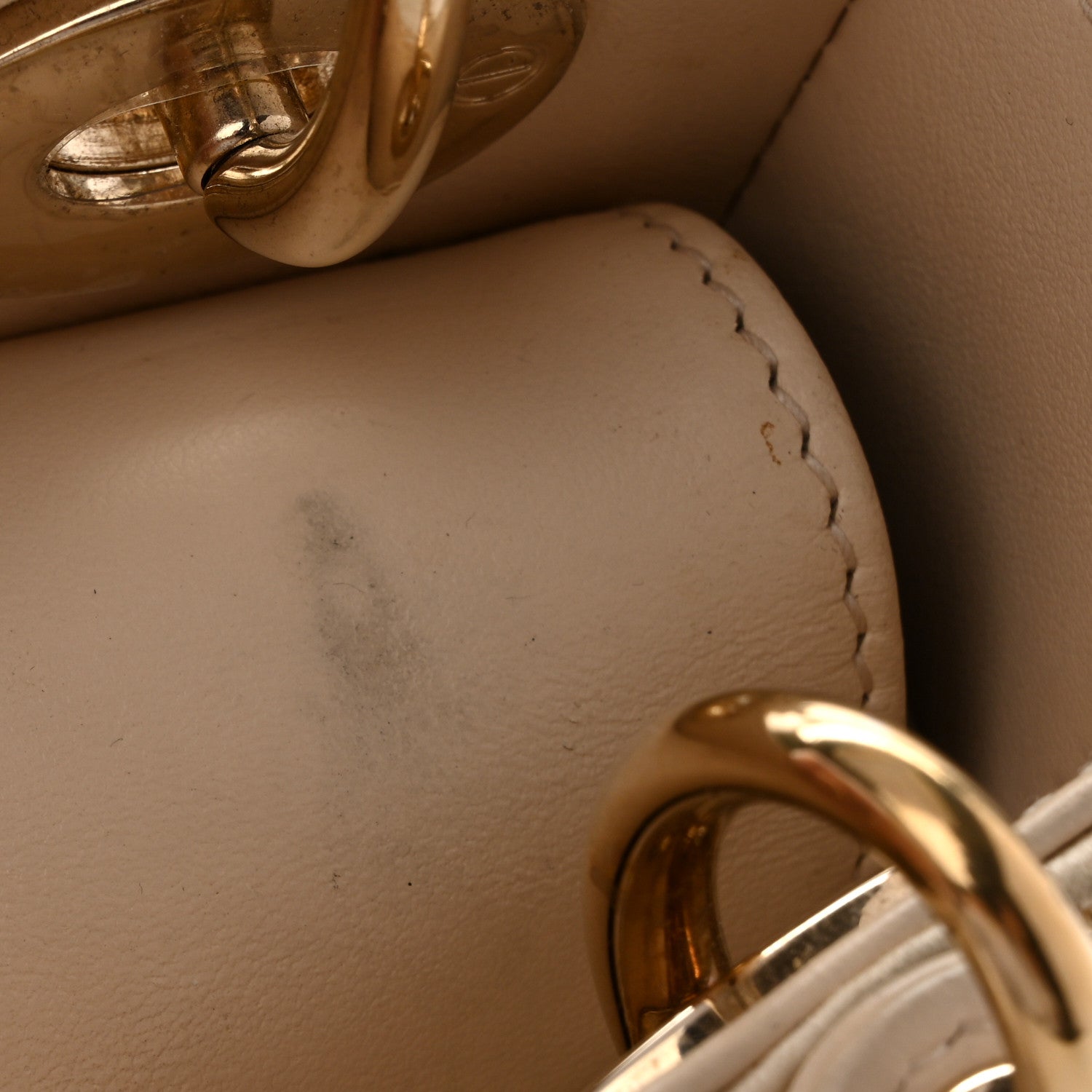Christian Dior Lambskin Cannage Beaded Embroidered Mini Lady Dior Caramel Beige 14 of 14