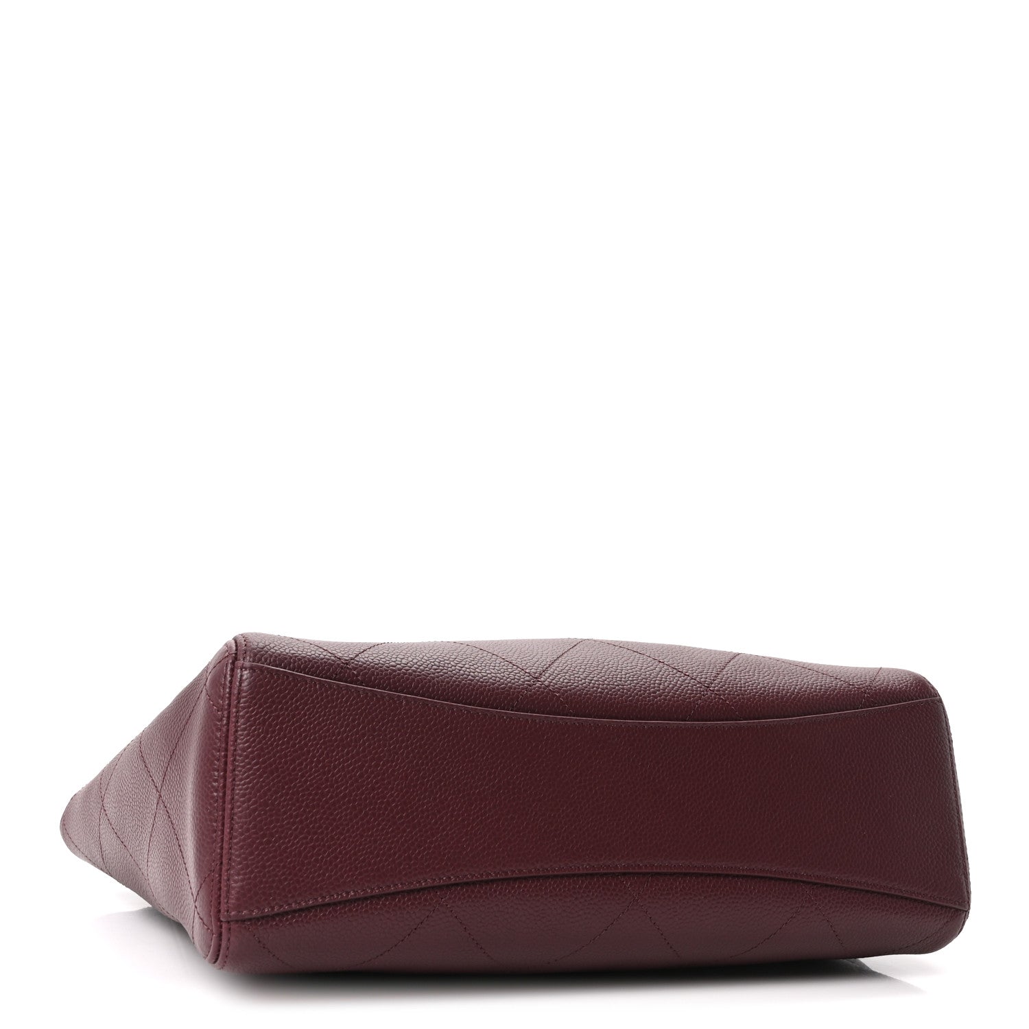Chanel Grained Calfskin Large Shopping Bag Dark Burgundy 5 of 12