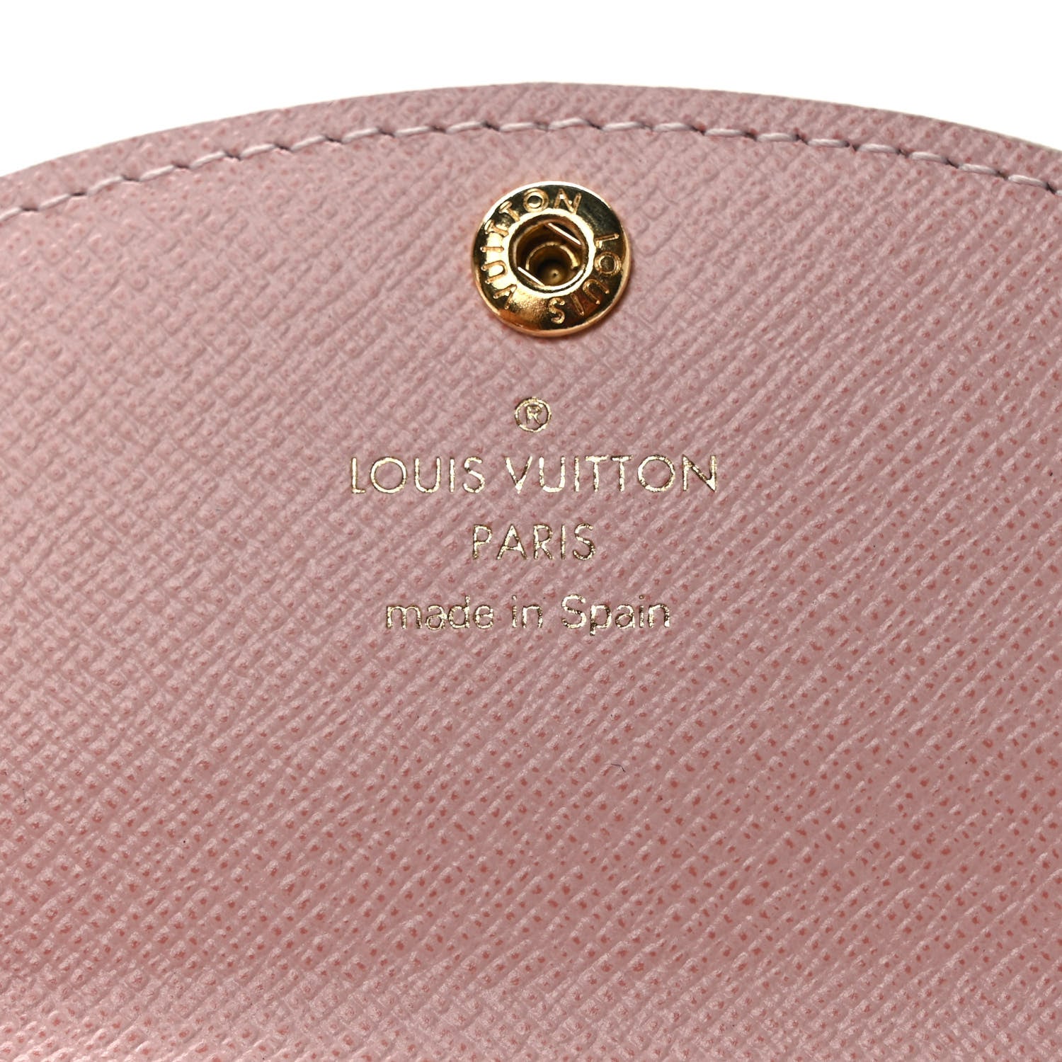 Louis Vuitton Damier Azur Rosalie Coin Purse Rose Ballerine 6 of 7