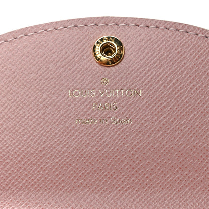 Louis Vuitton Damier Azur Rosalie Coin Purse Rose Ballerine 6 of 7