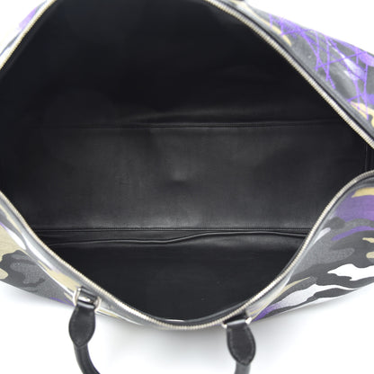 Christian Dior Canvas Camouflage Anselm Reyle Duffle 4 of 8