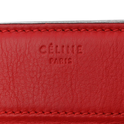Celine Supple Calfskin Medium Phantom Luggage Red 8 of 17