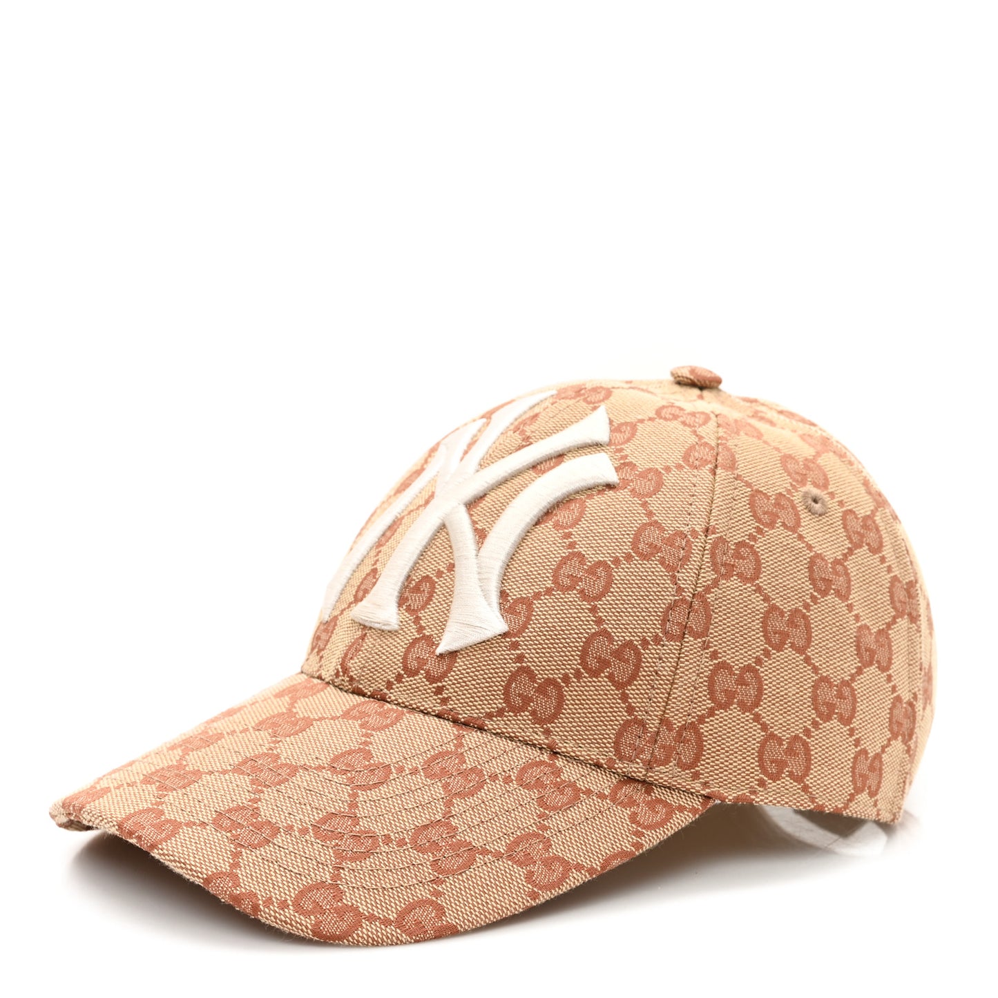 X MLB Monogram NY Yankees Baseball Hat 55-59 Beige Ruggine