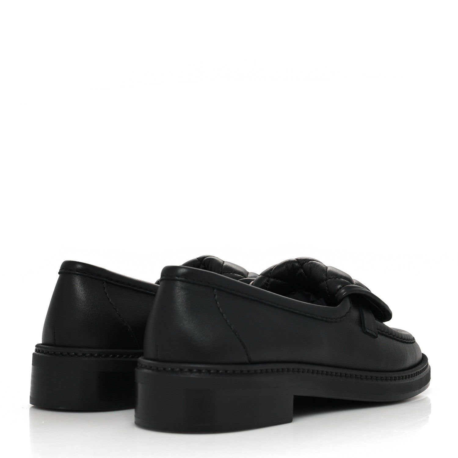 Chanel Lambskin Quilted CC Turnlock Loafers 36.5 Black 4 of 9