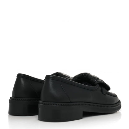 Chanel Lambskin Quilted CC Turnlock Loafers 36.5 Black 4 of 9