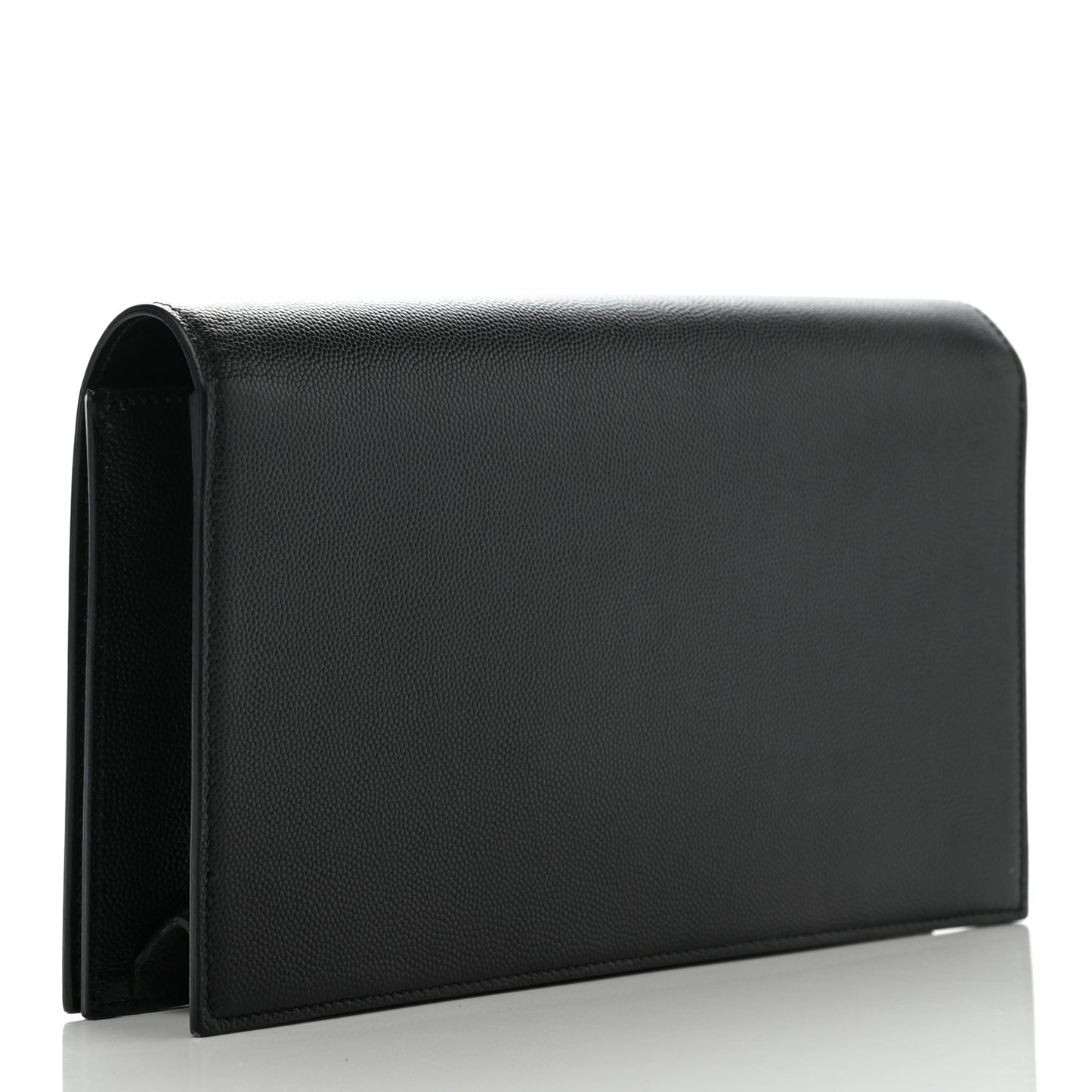 Grain De Poudre Classic Monogram Kate Clutch Black
