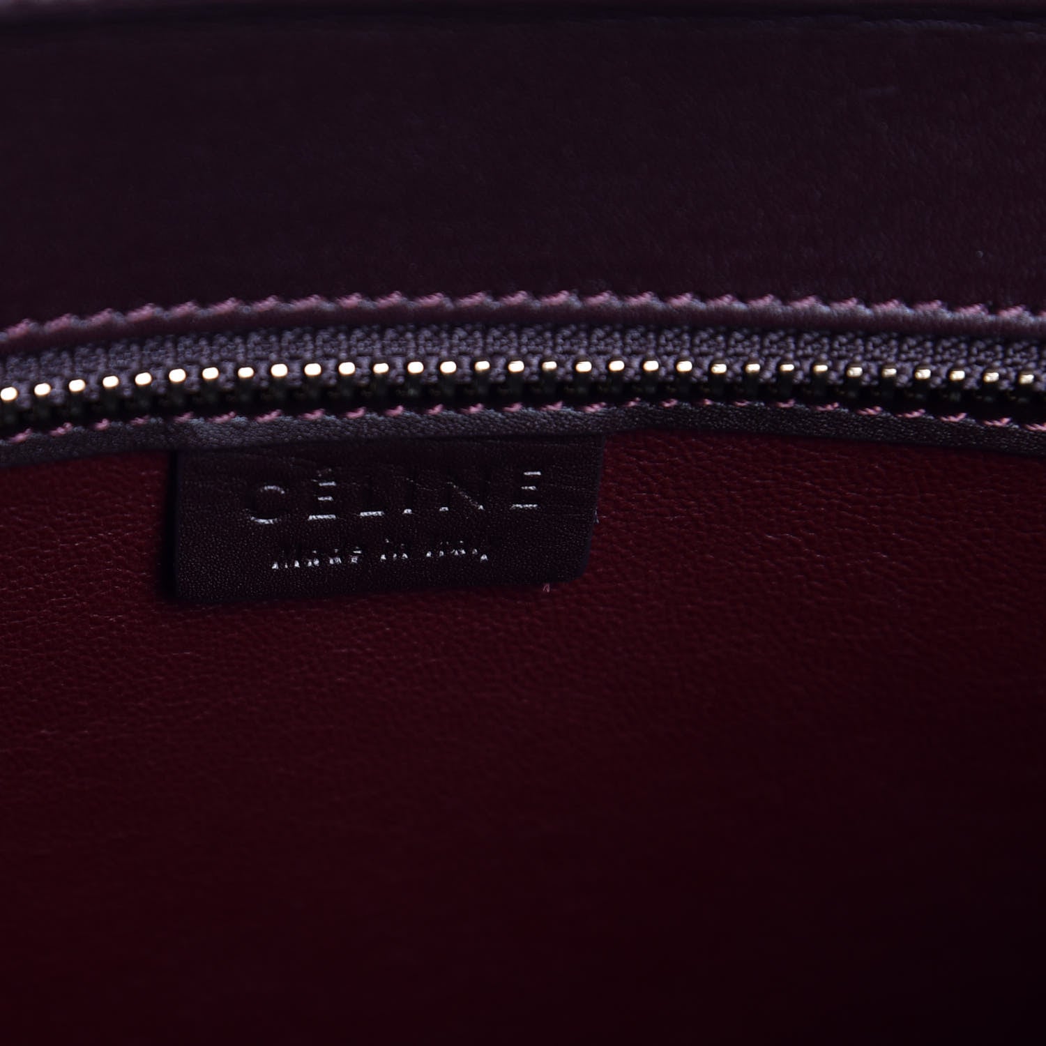 Celine Satin Calfskin Nano Tri-Color Luggage Orchid 6 of 8
