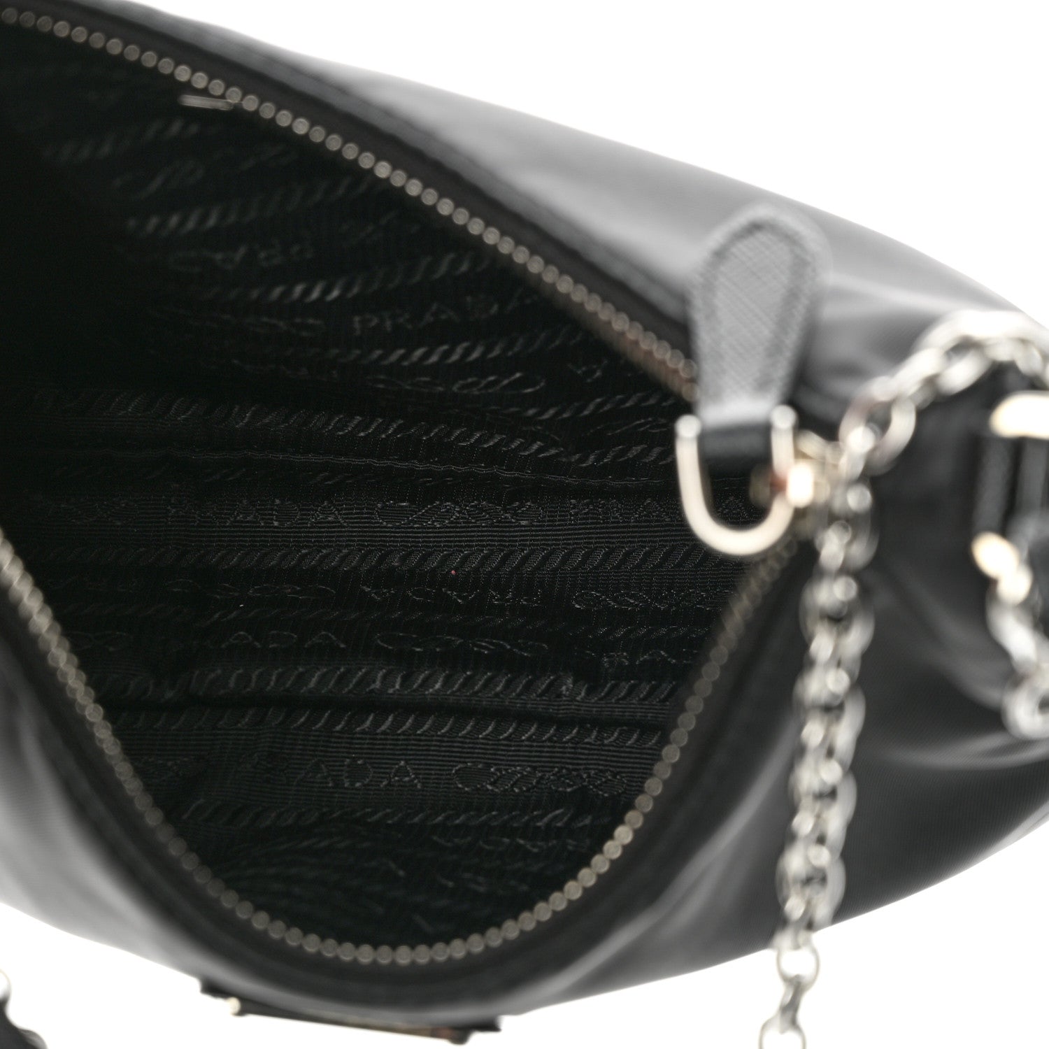 Prada Nylon Re-Edition 2005 Shoulder Bag Black 5 of 10