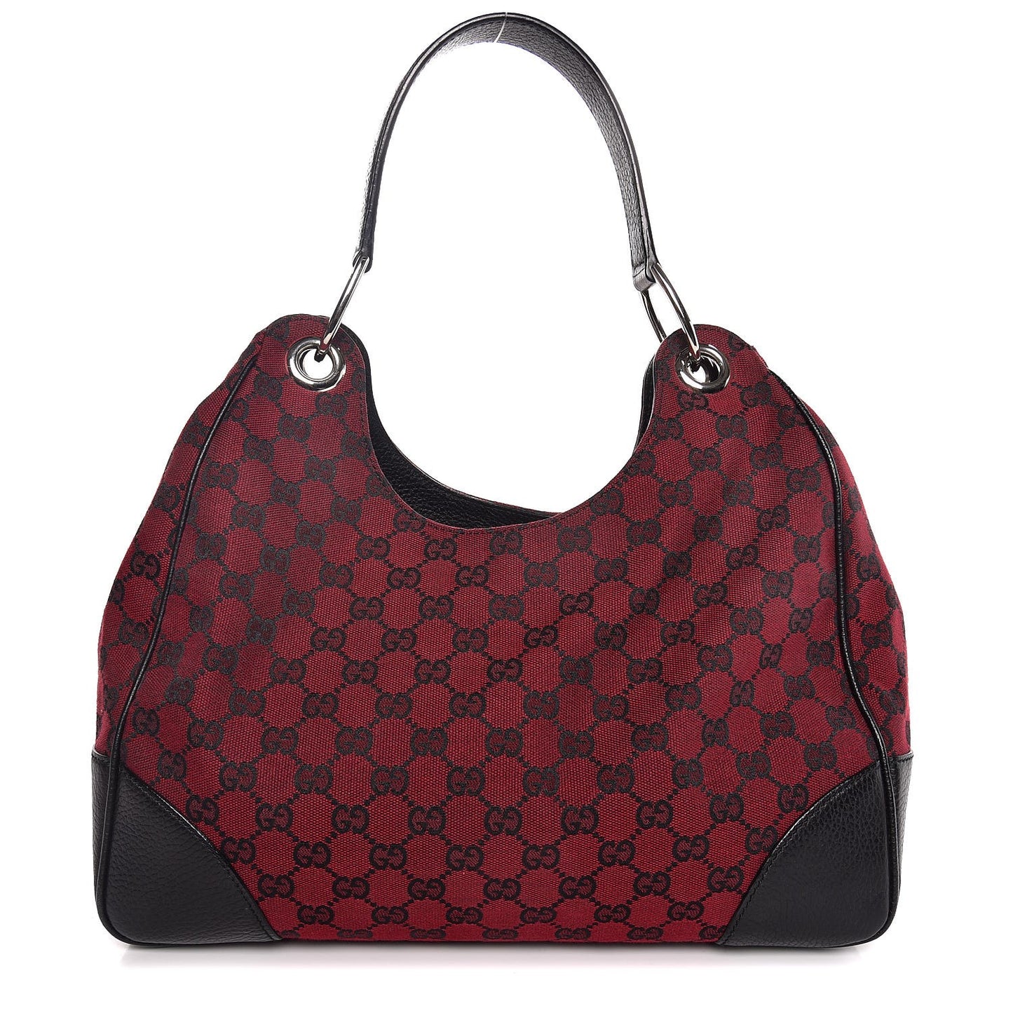 Denim Monogram Hobo Red
