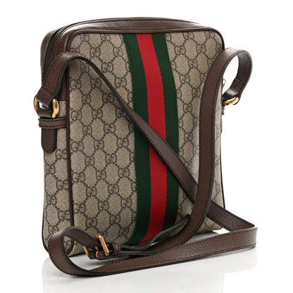 Gucci GG Supreme Monogram Web Small Ophidia Messenger Bag Brown 3 of 13