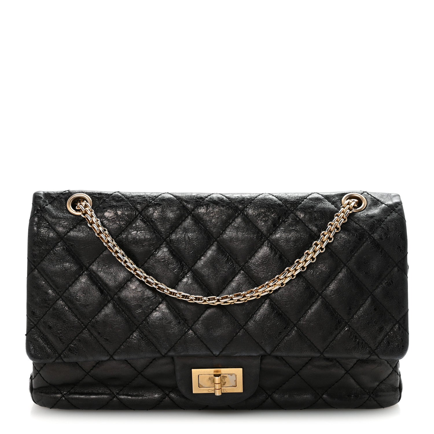 Chanel Aged Calfskin Quilted 2.55 Reissue 227 Flap Black 1 of 10