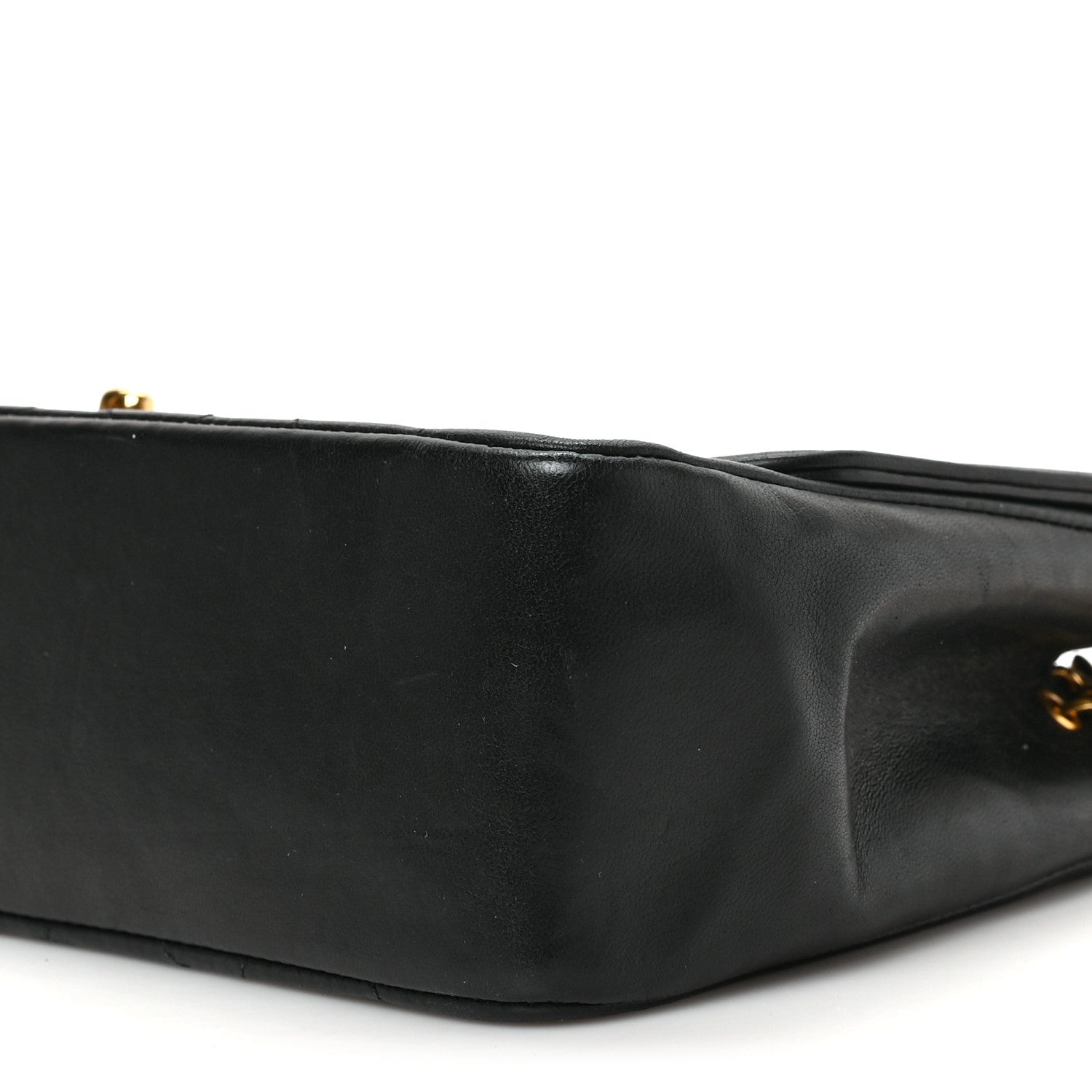 Chanel Lambskin Quilted Medium Single Flap Black 10 of 10