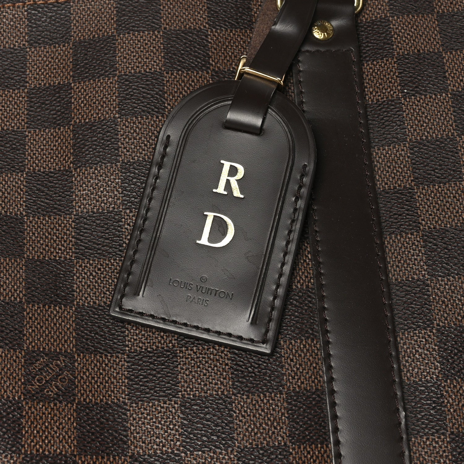 Louis Vuitton Damier Ebene Keepall Bandouliere 55 13 of 13