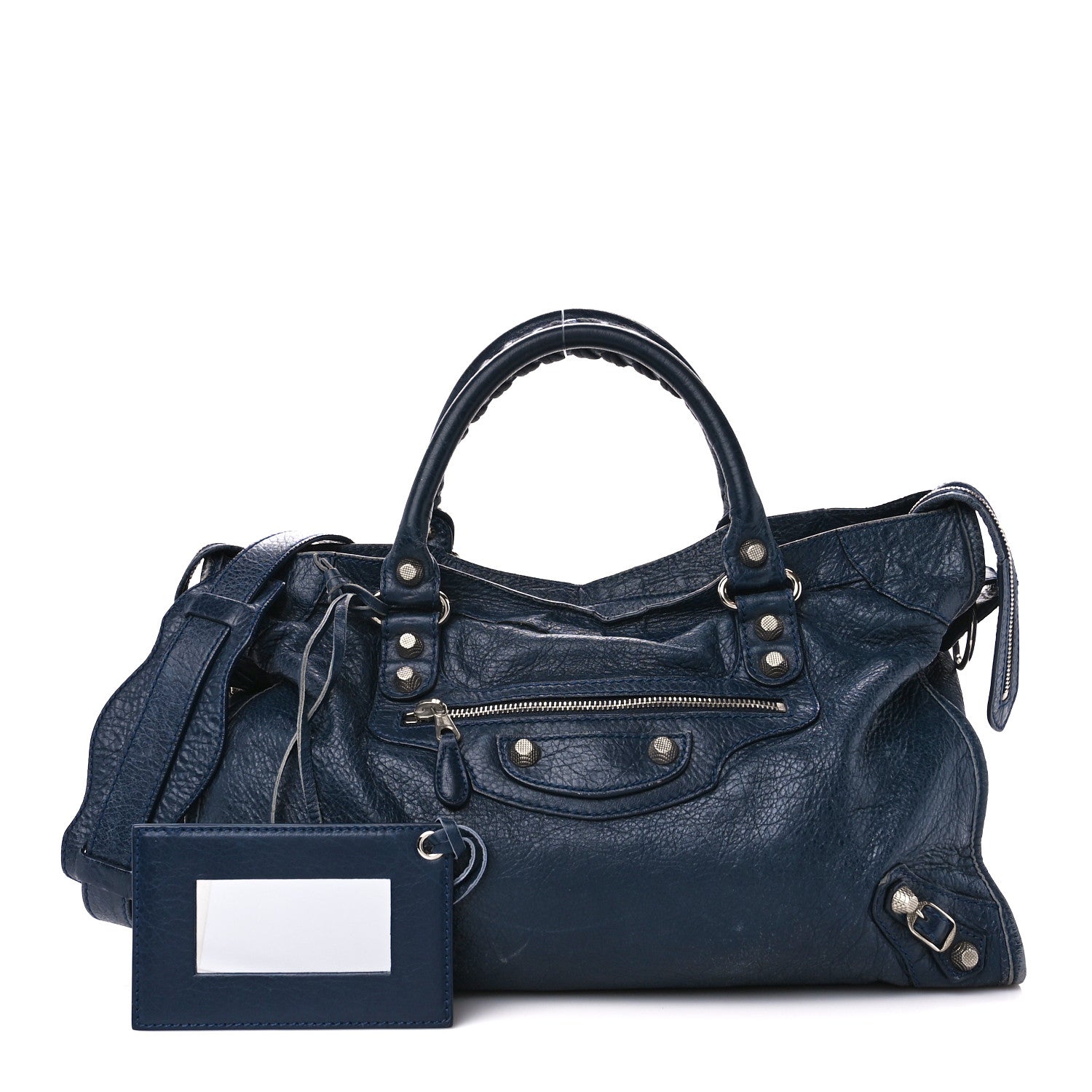 Balenciaga Agneau Giant 12 Silver Hardware City Bleu Obscur 1 of 12