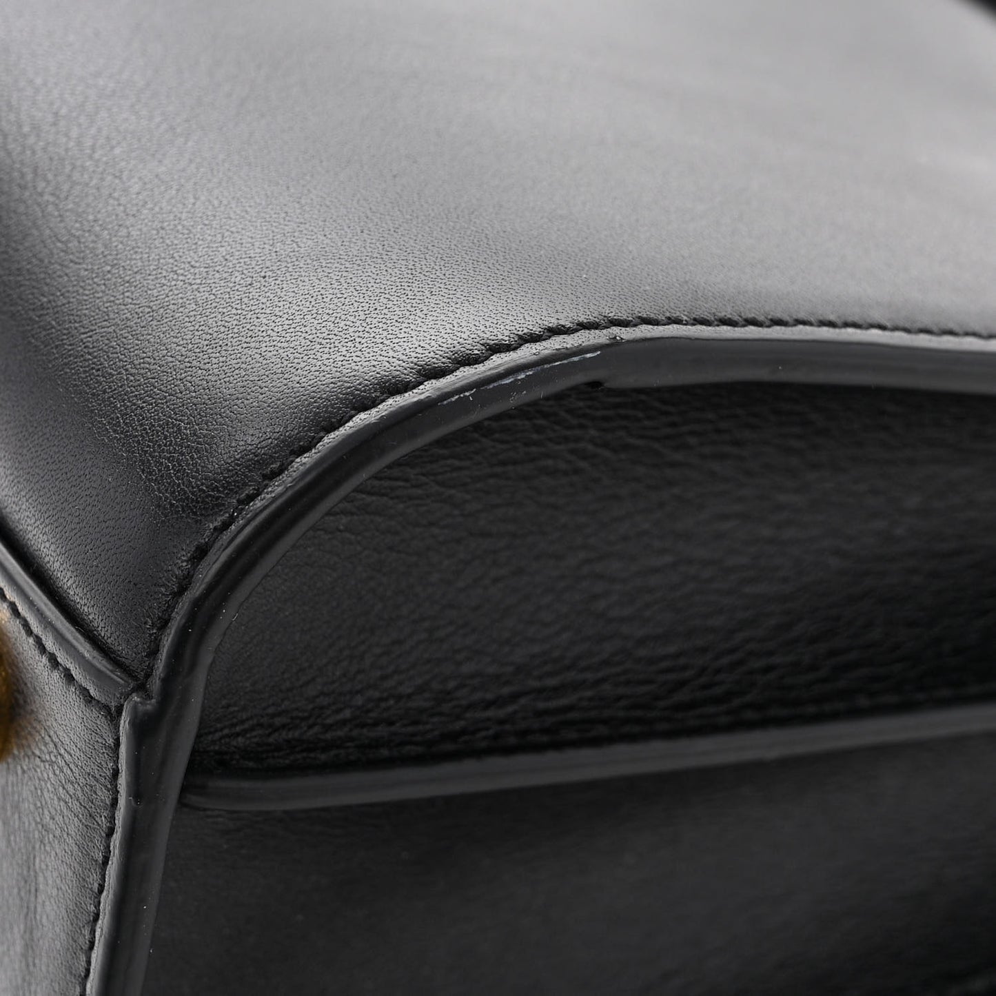 Calfskin Small Sac De Jour Black