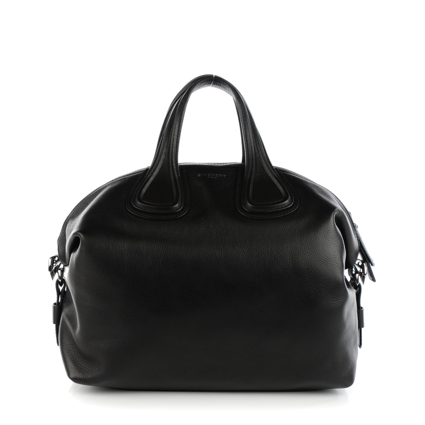 Waxy Grained Calfskin Medium Nightingale Black