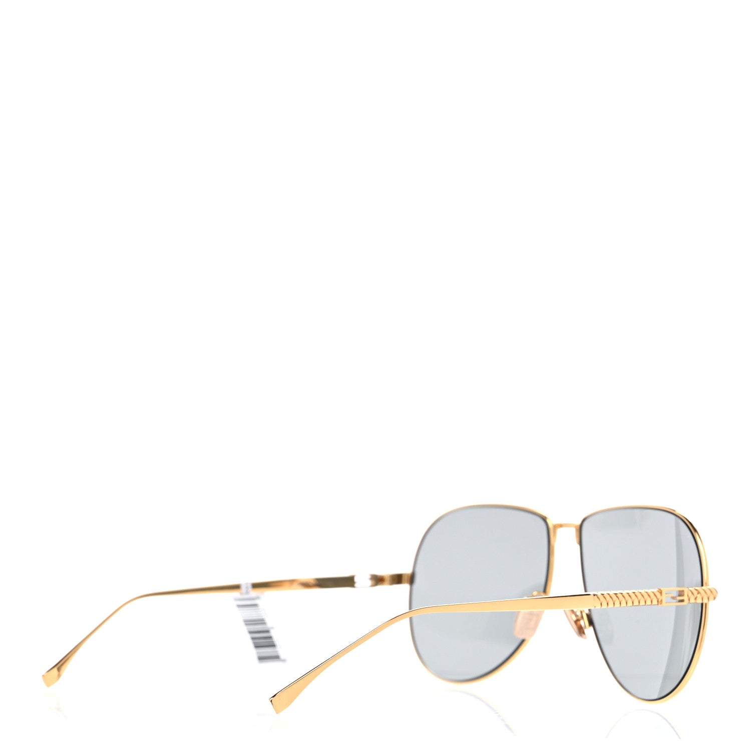 Fendi Metal Aviator Sunglasses FF 0437 Gold 4 of 6