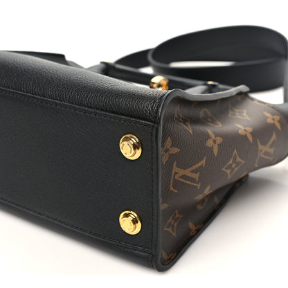 Louis Vuitton Calfskin Monogram On My Side PM Black 9 of 9