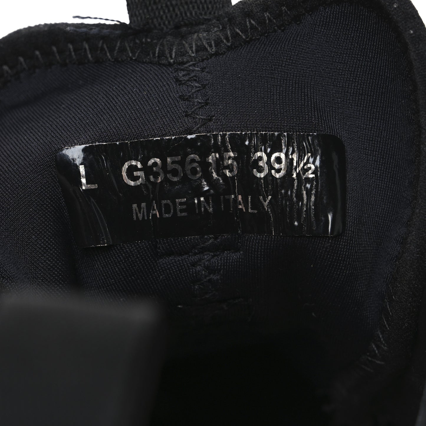 Velvet Calfskin Mixed Fibers CC Sneakers 39.5 Black
