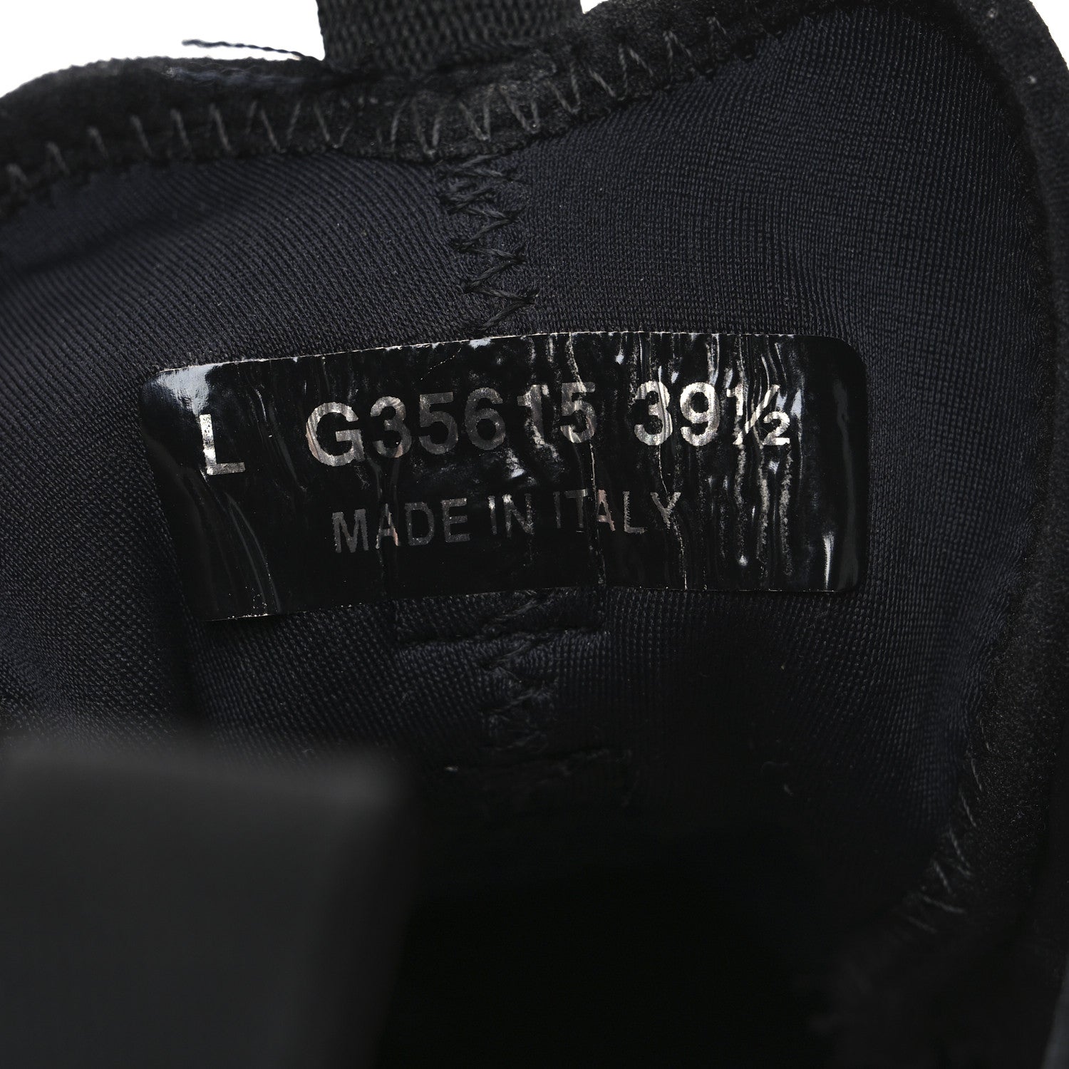 Chanel Velvet Calfskin Mixed Fibers CC Sneakers 39.5 Black 8 of 10