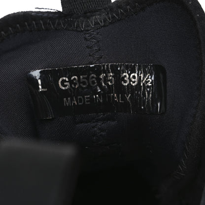Chanel Velvet Calfskin Mixed Fibers CC Sneakers 39.5 Black 8 of 10