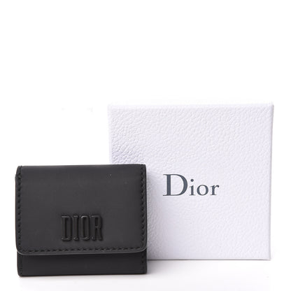 Christian Dior Ultra Matte Calfskin Medium Wallet Black 8 of 8