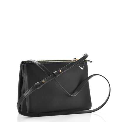Celine Lambskin Small Trio Crossbody Bag Black 3 of 9