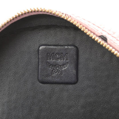 MCM Visetos Side Stud Mini Stark Backpack Pink 7 of 11