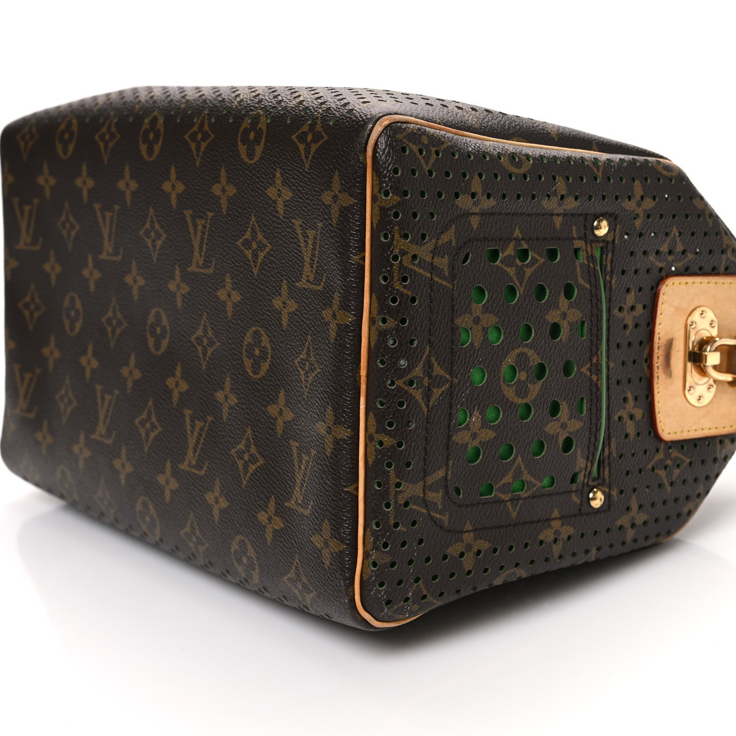 Monogram Perforated Speedy 30 Green