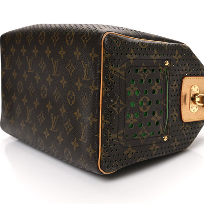 Louis Vuitton Monogram Perforated Speedy 30 Green 10 of 14