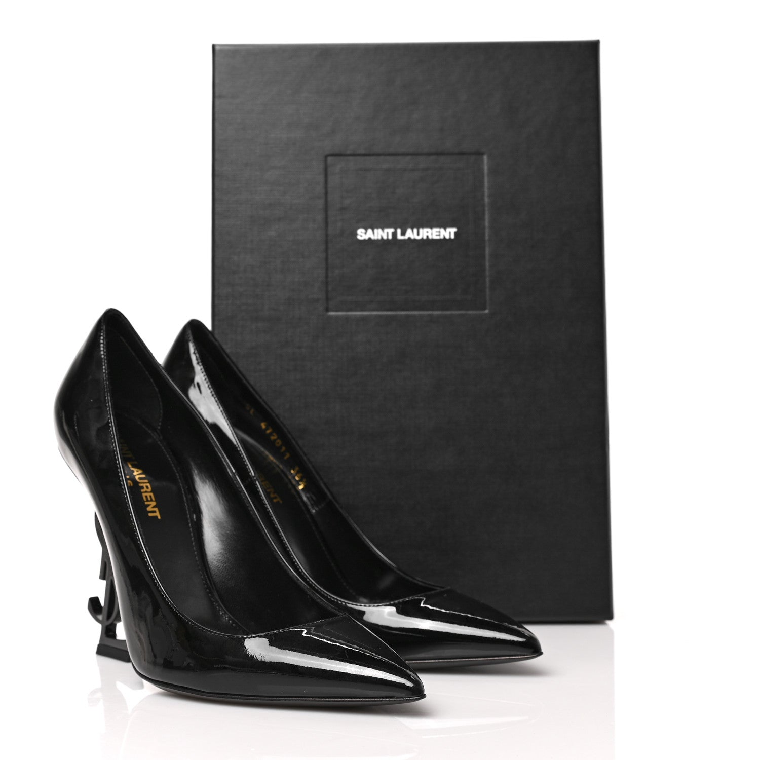 Saint Laurent Patent Opyum 110 Pumps 36.5 Black 9 of 9