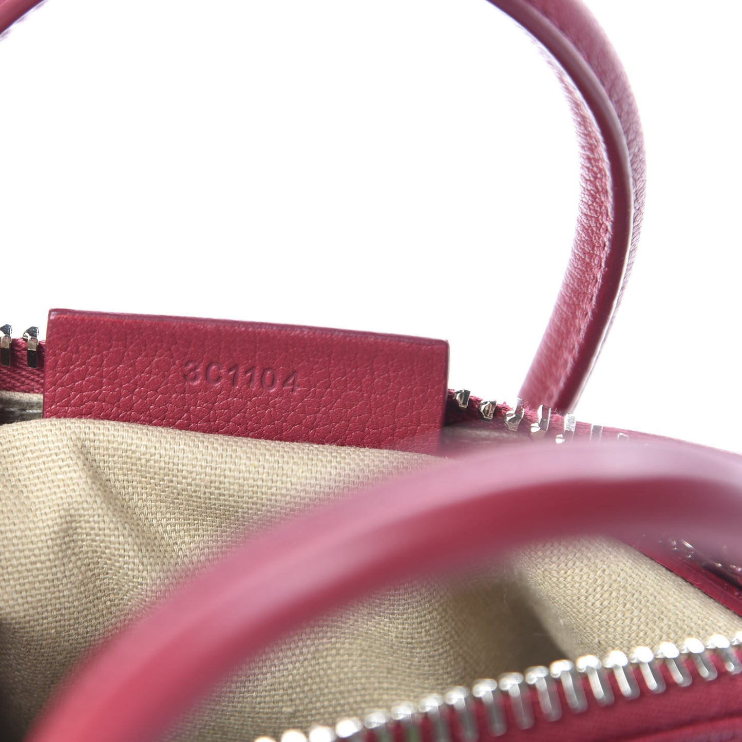 Sugar Goatskin Mini Antigona Raspberry