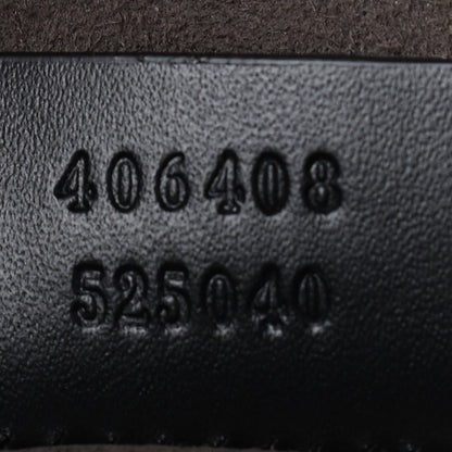 Gucci Guccissima Signature Medium Flat Messenger Bag Black 7 of 10