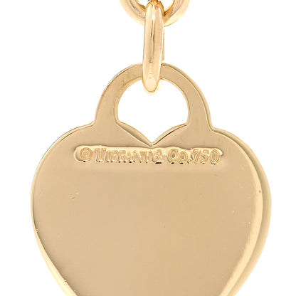 Tiffany 18K Yellow Gold Heart Tag Necklace 4 of 4