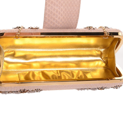 Louis Vuitton Python Long Minaudiere Tresor Clutch 5 of 7